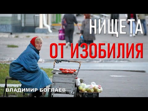 Видео: Владимир Боглаев: Нищета от изобилия.