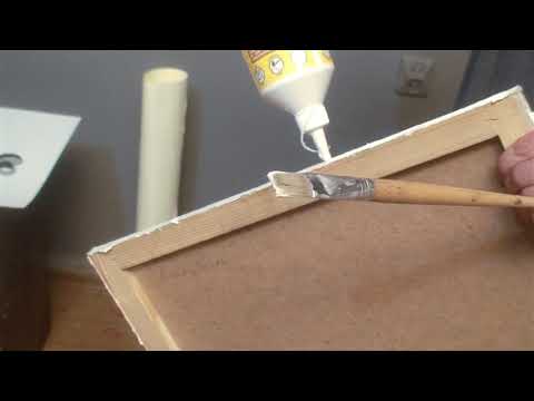 Видео: Как натянуть бумагу на планшет how to stick the paper on the drawing board