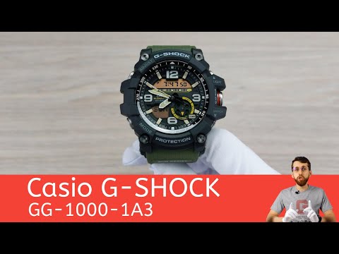 Видео: Грязеустойчивые часы могут быть стильными / Casio G-SHOCK GG-1000-1A3