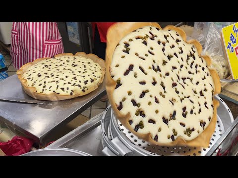 Видео: Корейский традиционный пирог с рисовым вином - корейская уличная еда