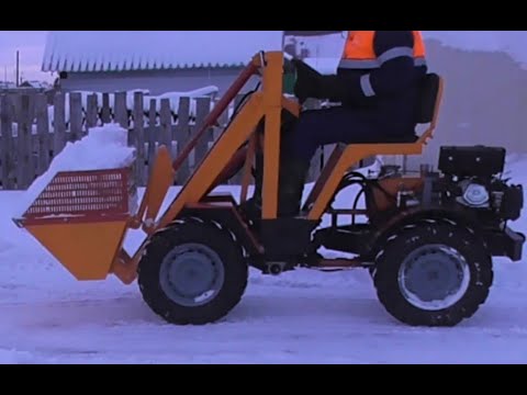 Видео: Мини погрузчик  Подключение гидромотора