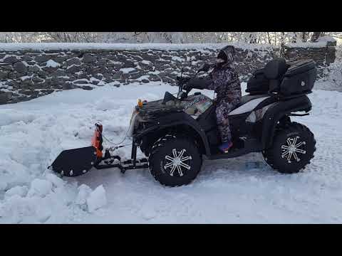 Видео: Ковш для квадроцикла.