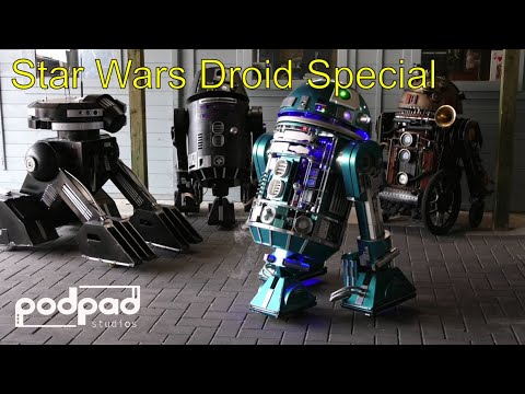 Видео: Строим дроидов-астромехаников. T3-M4. R6. R2-D2. GNK Gonk Droid Special из Star Wars Droid. Podpa...