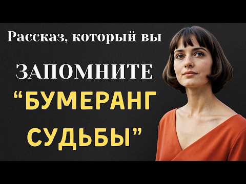 Видео: "БУМЕРАНГ СУДЬБЫ" Я плакала когда читала эту историю... Рассказ, который вы запомните. История.