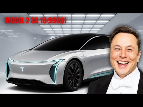 Видео: TESLA УДАРИЛА ПЕРВОЙ — Model 2 за 15 990 долларов ломает мировой авторынок!