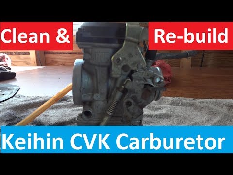 Видео: Очистка и восстановление карбюратора Keihin CVK - Kawasaki KLR 250