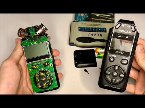 Видео: АСМР РАЗБИРАЮ МИКРОФОН TASCAM DR-05X