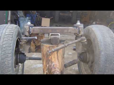 Видео: передний видущий мост на мини трактор самодельный