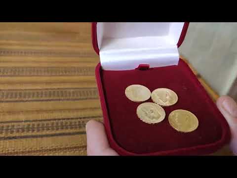 Видео: Сорвал джекпот!!! Золотые монеты Николая 2,антикварный шкаф 19 век, серебро,самовар,икона,штоф