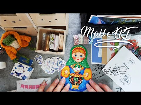 Видео: Postcrossing. Оформление открыток, сбор конверта и новый фолдер.