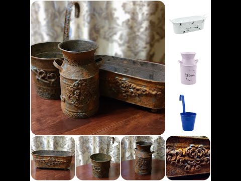 Видео: Имитация ржавчины с помощью специй. DIY. Imitation of rust.