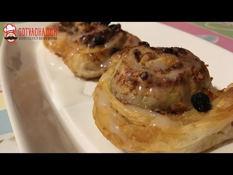 Видео: Канелени рулца с бутер тесто