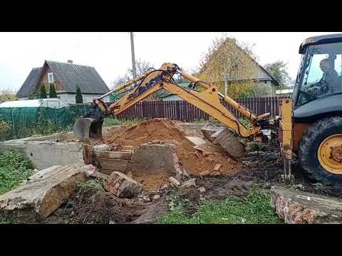 Видео: демонтаж фундамента и подвала
