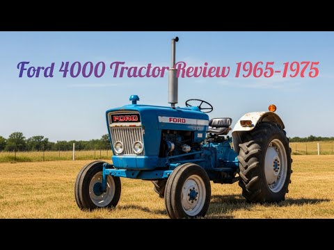 Видео: Обзор трактора Ford 4000 | Легендарная рабочая лошадка 1965–1975 годов