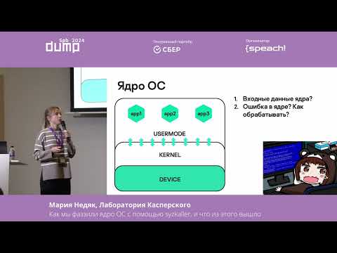 Видео: Мария Недяк. Как мы фаззили ядро ОС c помощью syzkaller, и что из этого вышло
