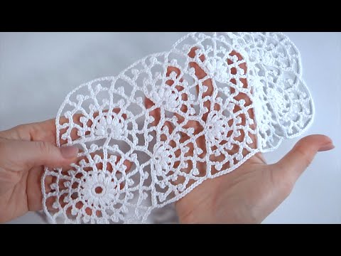 Видео: Красивая и Ажурная ЛЕНТА крючком/Нежнейшее Ленточное Кружево/Авторская разработка