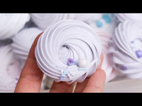 Видео: СЕКРЕТ ИДЕАЛЬНОГО БЕЗЕ без ТРЕЩИН💜 PERFECT  MERINGUE COOKIE