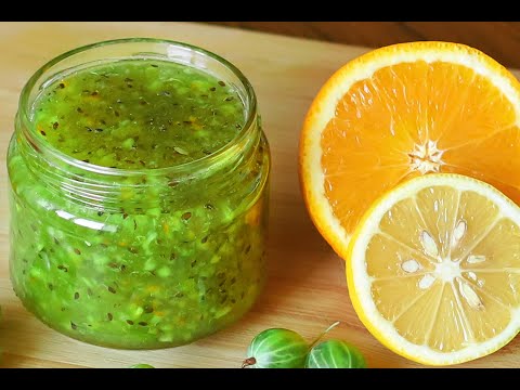 Видео: "ХОЛОДНОЕ" ВАРЕНЬЕ ИЗ КРЫЖОВНИКА С АПЕЛЬСИНОМ И ЛИМОНОМ