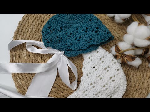 Видео: как связать чепчик крючком для новорождённых за час