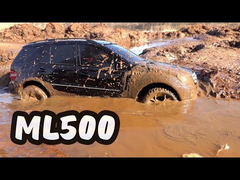 Видео: Взял MERCEDES ML500 и загнал на бездорожье ... ЛОМУЧИЙ НЕМЕЦ !