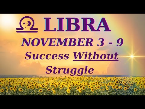 Видео: ♎ ВЕСЫ – ЕЖЕНЕДЕЛЬНОЕ ТАРО С 3 ПО 9 НОЯБРЯ | ✨ Успех без борьбы 💫 Дух поддержит вас!