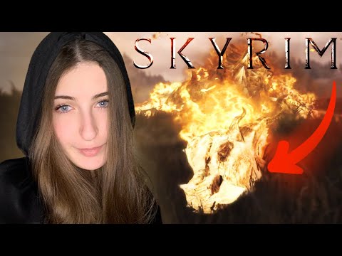 Видео: ВПЕРВЫЕ ПОВЕРГЛА ДРАКОНА! | ASMR SKYRIM