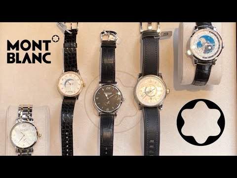 Видео: Часы Montblanc. Обзор коллекций. Мужские и женские часы. Бутик Montblanc в Санкт-Петербурге.