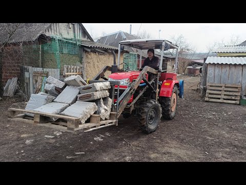 Видео: Работаю не спеша и вдумчиво! Постройка погрузчика продолжается!