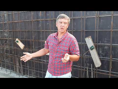 Видео: Строим дом в Сочи (бетонные стены подвала)