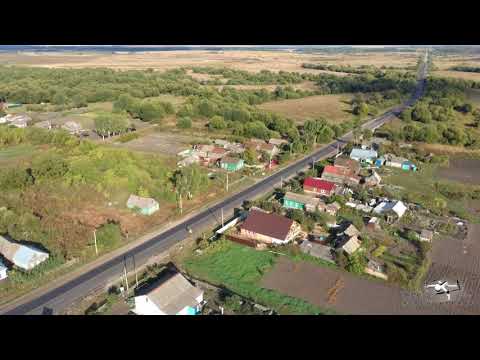 Видео: село Телегино Колышлейского района Пензенской области \ обзорная аэросъемка