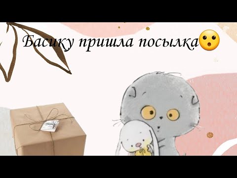 Видео: Басику пришла посылка📦 Обзор на басик бокс❤️