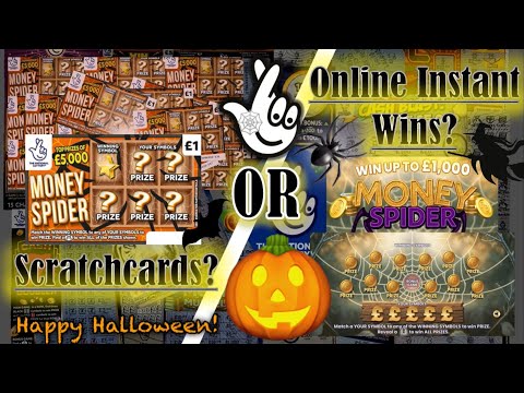 Видео: Скретч-карты или мгновенные выигрыши онлайн? © Счастливого Хэллоуина! 🎃