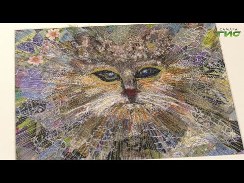 Видео: Самарская мастерица работает в технике "фрик-пэч"