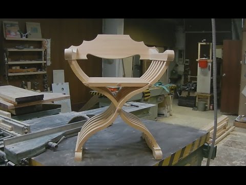 Видео: Изготовление курульного кресла. Вариант первый.