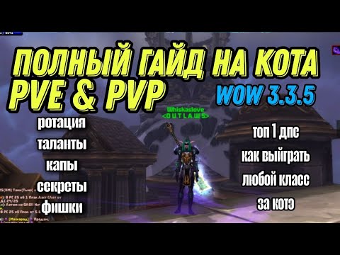 Видео: PvP\PvE Гайд на кота (ферала) WoW 3.3.5a