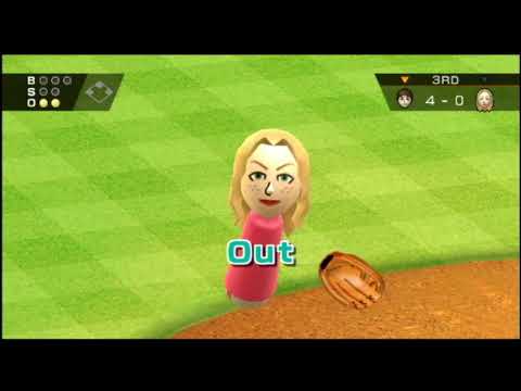 Видео: Wii Sports Бейсбол Про #2