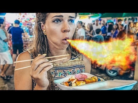 Видео: Сходили на тайский рынок еды. Вызывайте пожарных!
