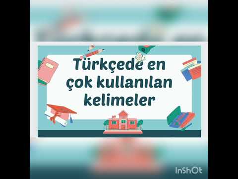 Видео: Түрік тілінде жиі айтылатын сөздер. 3-ші шығарылым