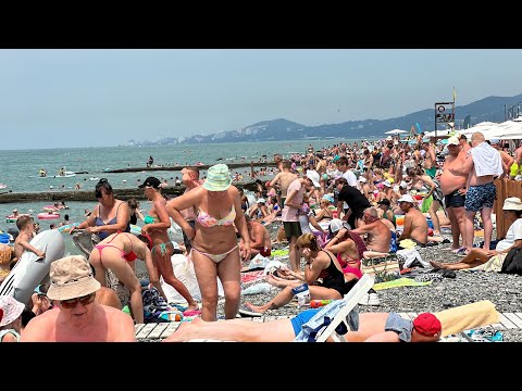 Видео: АДЛЕР / Пляж 🏝️ Огонёк / Центр города / Новый век / Молокова / Сёрф Дом