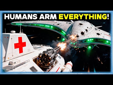 Видео: Пришельцы открыли огонь по человеческому госпитальному кораблю, думая, что он безоружен... Но зат...