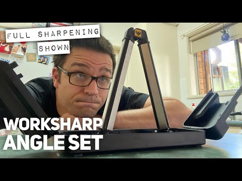 Видео: Новая угловая точилка Worksharp Ken Onion Guided Angle. Полная заточка и обзор.
