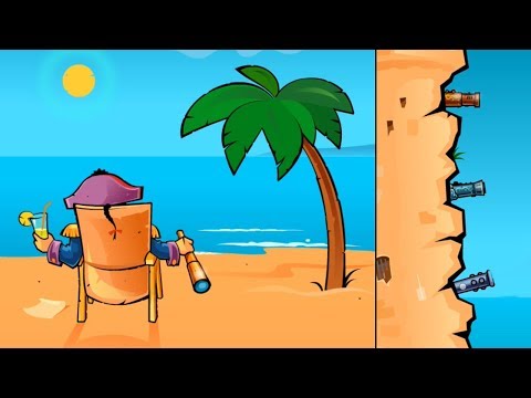 Видео: Awesome pirates прохождение! Флеш игра про пиратов! морской бой