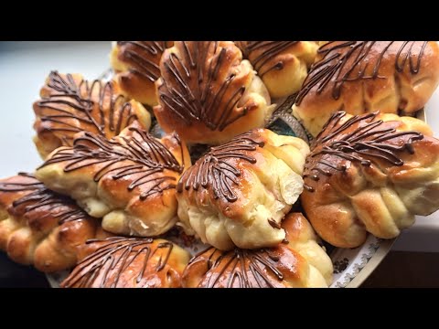 Видео: Булочки с яблоками/тесто как пух/домашняя выпечка