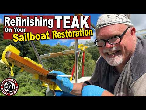 Видео: Как отреставрировать тиковое дерево на парусной лодке | Проект реставрации лодки (Эпизод 101)