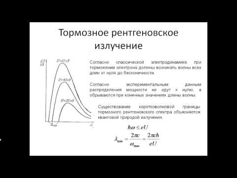 Видео: 91. Тормозное и характеристическое рентгеновское излучение