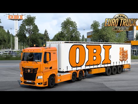 Видео: Лилль (Франция) – Ильцен (Германия) 🚚 КамАЗ 54901 К5 ✅ OBI