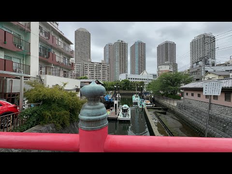 Видео: Прогулка по острову Цукуда-затерянный Токио. В поисках интересных локаций. Бродилка между домиками.