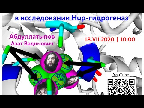 Видео: 18-07-2020. А. Абдуллатыпов. Вычислительные методы в исследовании Hup-гидрогеназ