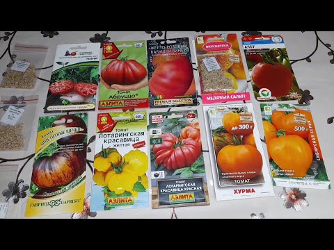 Видео: Семена томатов и перцев на 2024 год. Сделала окончательный выбор.