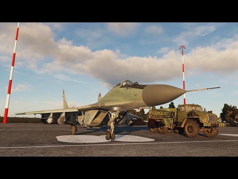 Видео: DCS World МиГ-29А 9.12 Учение, работа по земле.